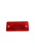Катафот прямокутний під гвинт червоний 90 x 40 mm (FRISTOM)