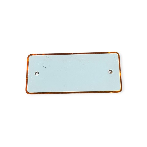 Катафот прямокутний під гвинт червоний 90 x 40 mm (FRISTOM)