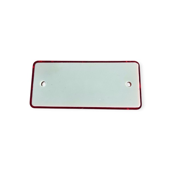 Катафот прямокутний під гвинт жовтий 90 x 40 mm (FRISTOM)
