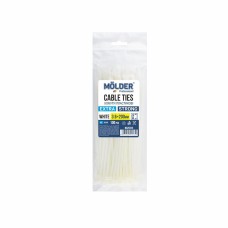 MOLDER Хомути пластикові білі 3.6x200 (100шт.)