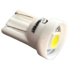 Лампа LED б / ц габарит і панель приладів T10 1SMD W5W 12V WHITE <TEMPEST>