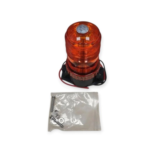 Маячок LED проблисковий 12В/24В, (100ммх130мм) 30LED діодів (0.5Watt/15W) (8 варіантів спалаху)