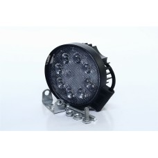 Фара LED кругла 24W, 8 ламп, 110 * 128мм, широкий промінь <ДК>