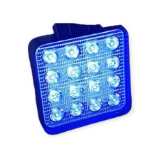 Фара LED квадратна 48W (синя) (широкий промінь) 6000K, товщина 35 мм.