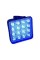 Фара LED квадратна 48W (синя) (широкий промінь) 6000K, товщина 35 мм.