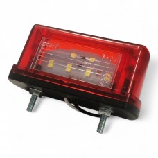 Ліхтар освітлення номера універсальний LED 12-24v F-04 червоний корпус (Stark)