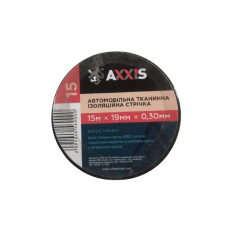 Ізолента тканинна вогнетривка (волохата) 19мм*15м <AXXIS>