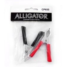 Клеми для проводів прикурювачів 10А (к-т 2шт) (крокодильчики) ALLIGATOR