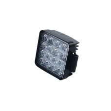 Фара LED прямокутна 48W, 16 ламп, 110 * 164мм, широкий промінь <ДК>