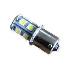 Лампа LED вказівників поворотів і стоп-сигналів (13SMD) BA15S 12V WHITE <TEMPEST>