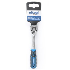 Тріскачка Molder, Cr-V, 1/4" 45T, двокомпонентна, ергономічна ручка