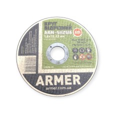 Круг відрізний 125*1,6*22,23 мм <ARMER>