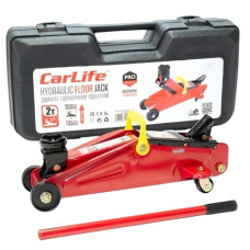 CARLIFE Домкрат гідравлічний (підкатний),Carlife 2т, 135-350мм, 10кг пласт..уп.